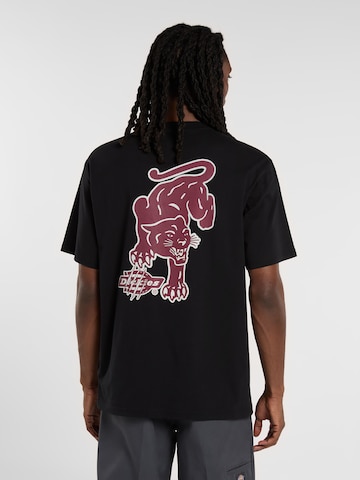 Tricou 'Graysville' de la DICKIES pe negru: față