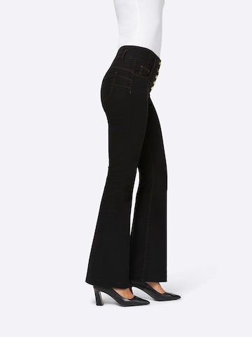 Flared Jeans di heine in nero