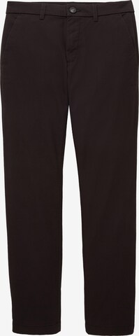 Regular Pantalon chino TOM TAILOR en noir : devant