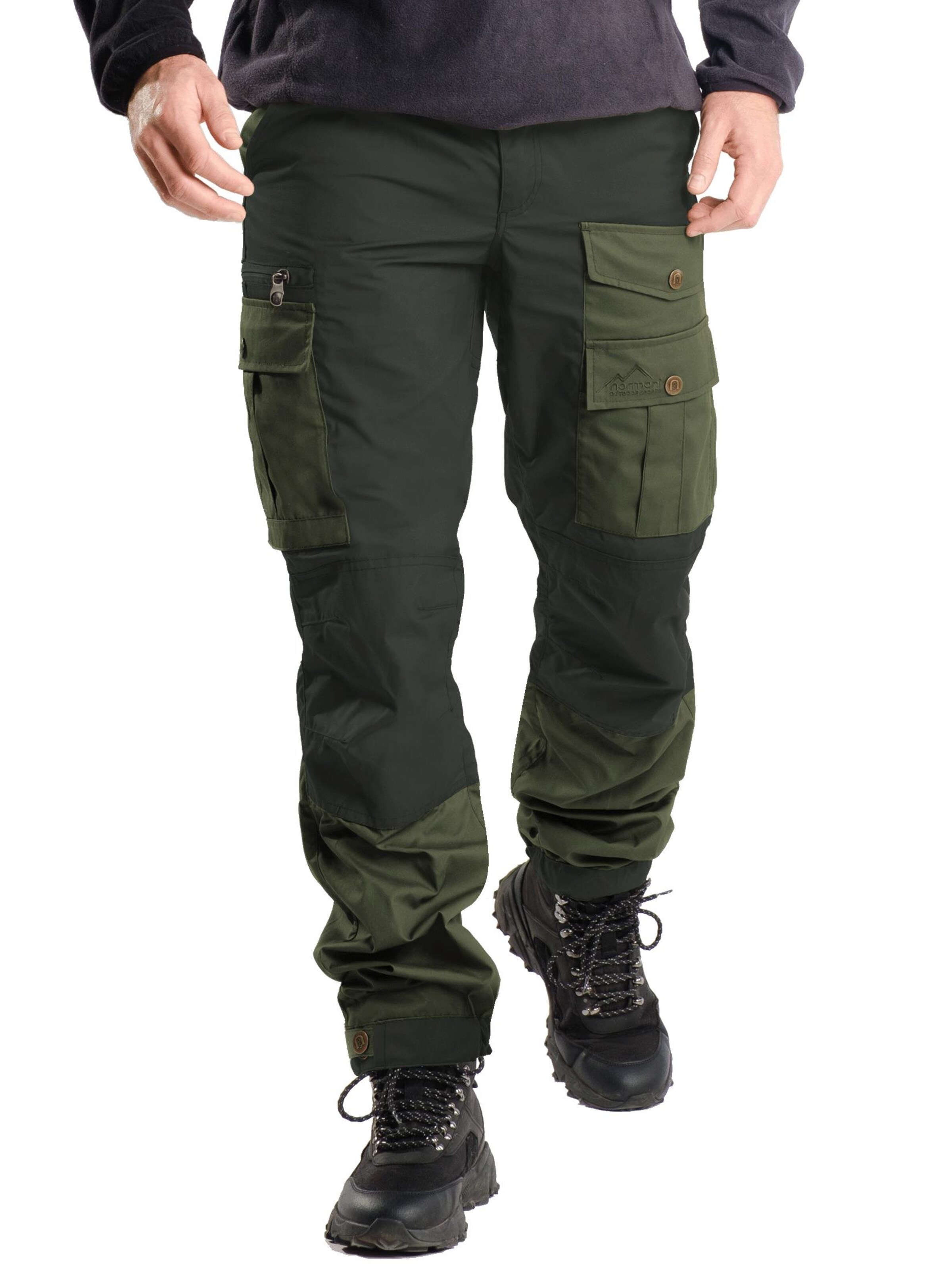 normani Regular Outdoor trousers 'Leviathan' in Green: front