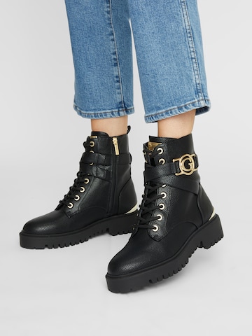 GUESS Lace-Up Ankle Boots 'Odanna' in Black