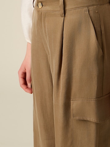 oltre Baggy Cargobroek in Beige