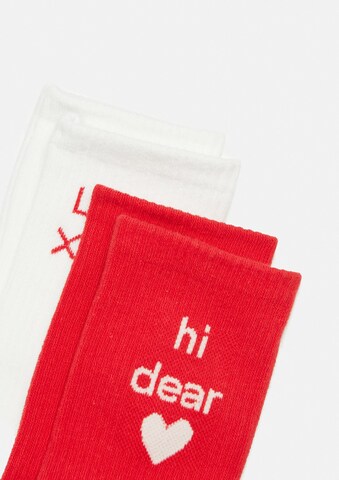 COMMA Socks in Red