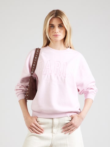 JDY Sweatshirt 'JDYMesa' i rosa: framsida