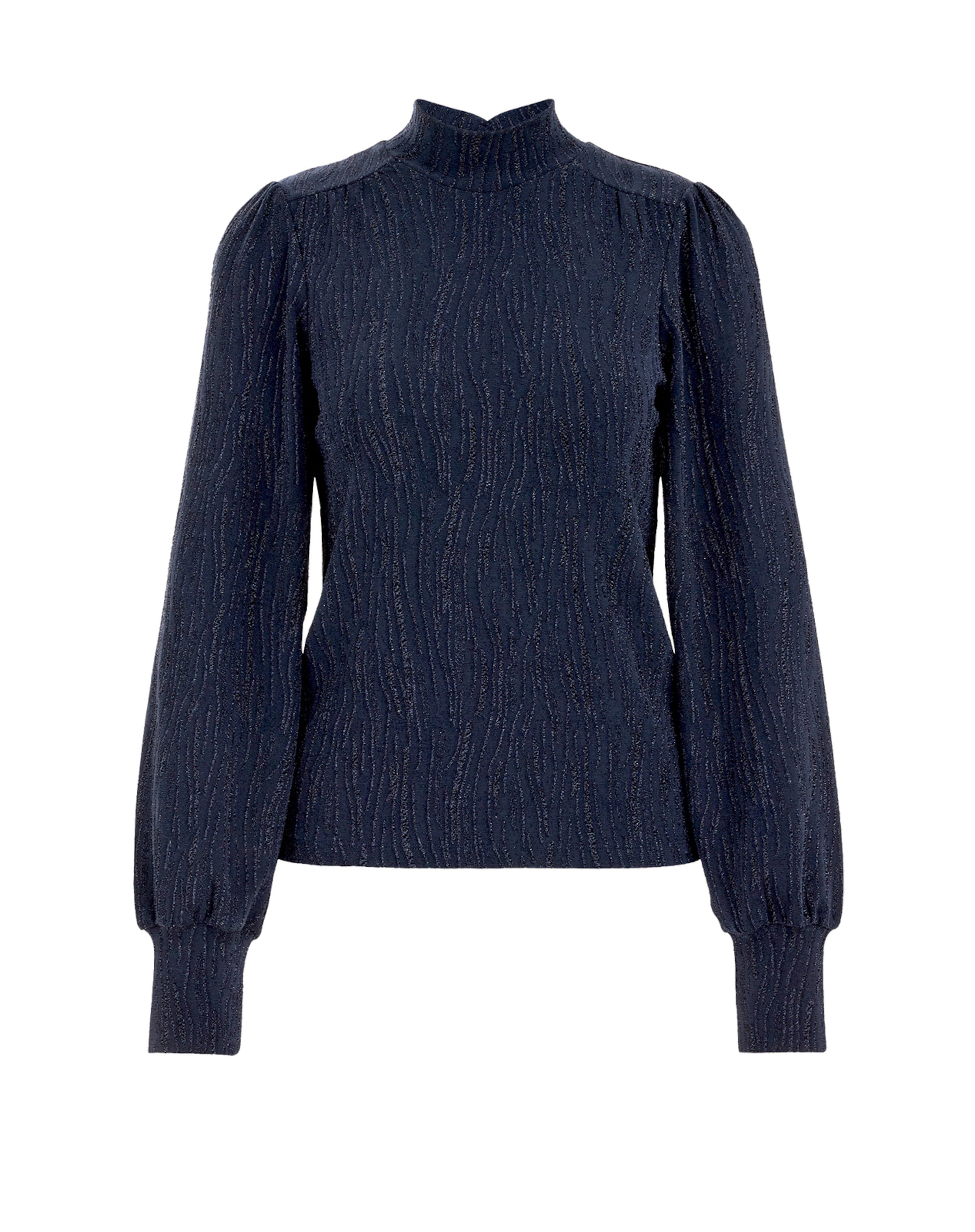 WE Fashion Shirt in dunkelblau, Produktansicht