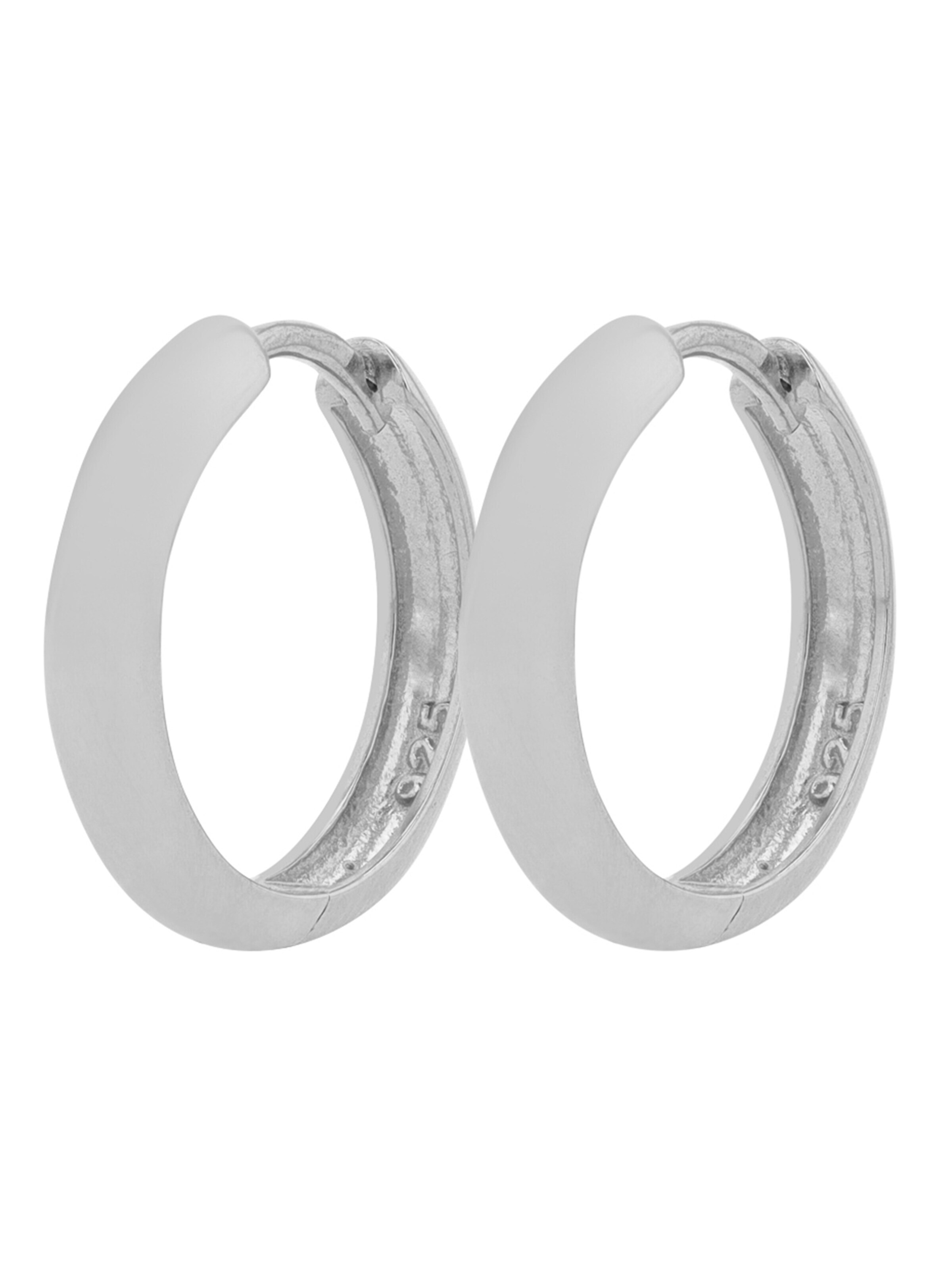 Akzent Earrings '"Roya" aus 925 Sterlingsilber, rhodiniert, langlebig' in Silver