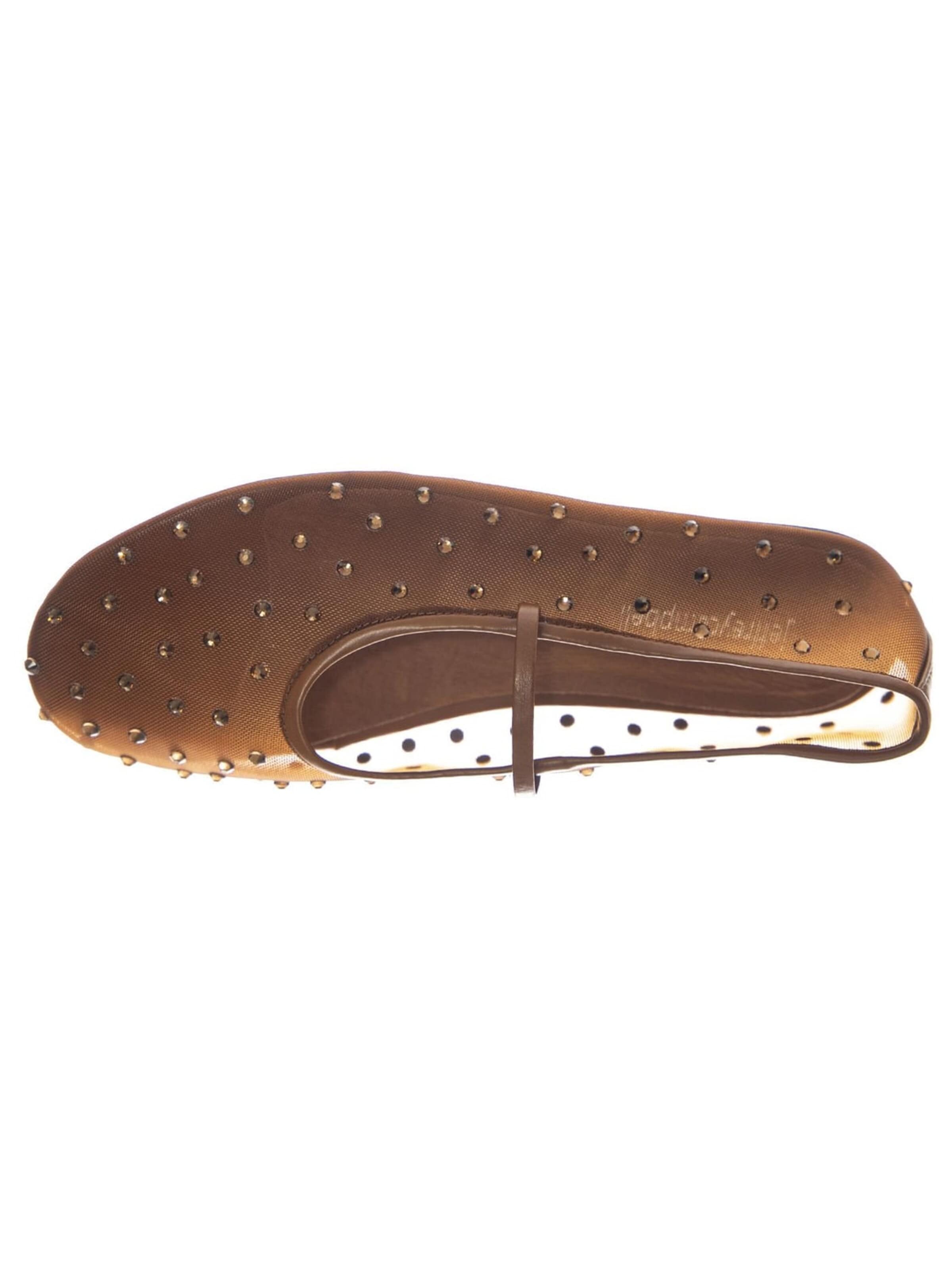 Jeffrey Campbell Baleriny 'SWANLAKE' w kolorze brązowy