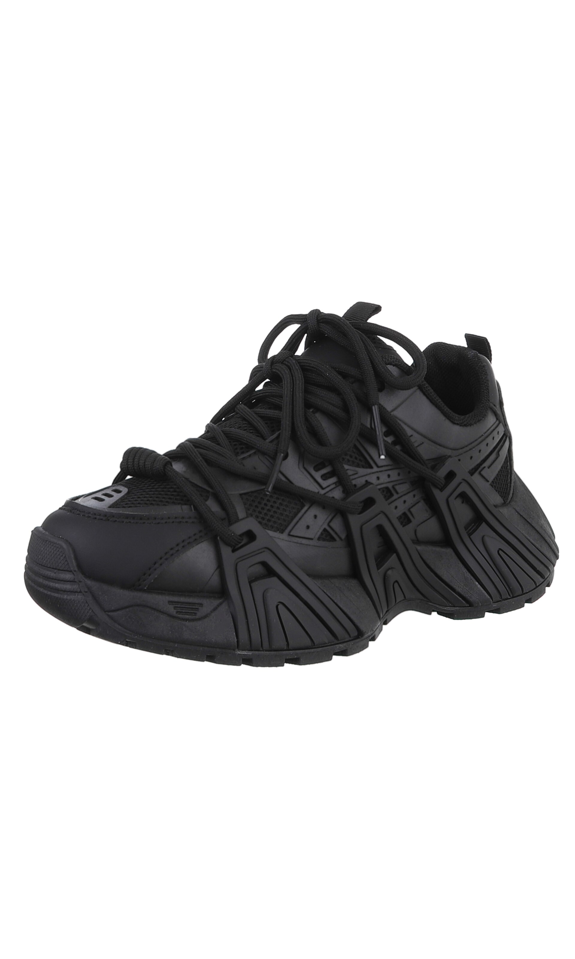 Ital-Design Sneakers in Black: front