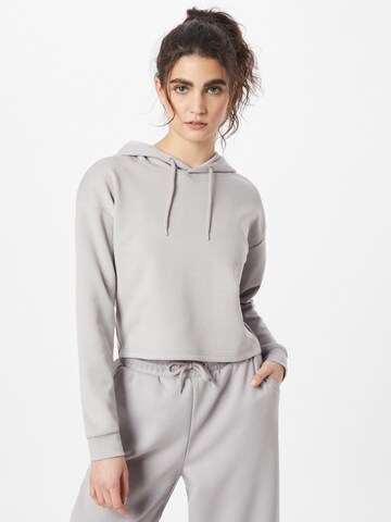 ONLY PLAY Athletic Sweatshirt in Grey: front
