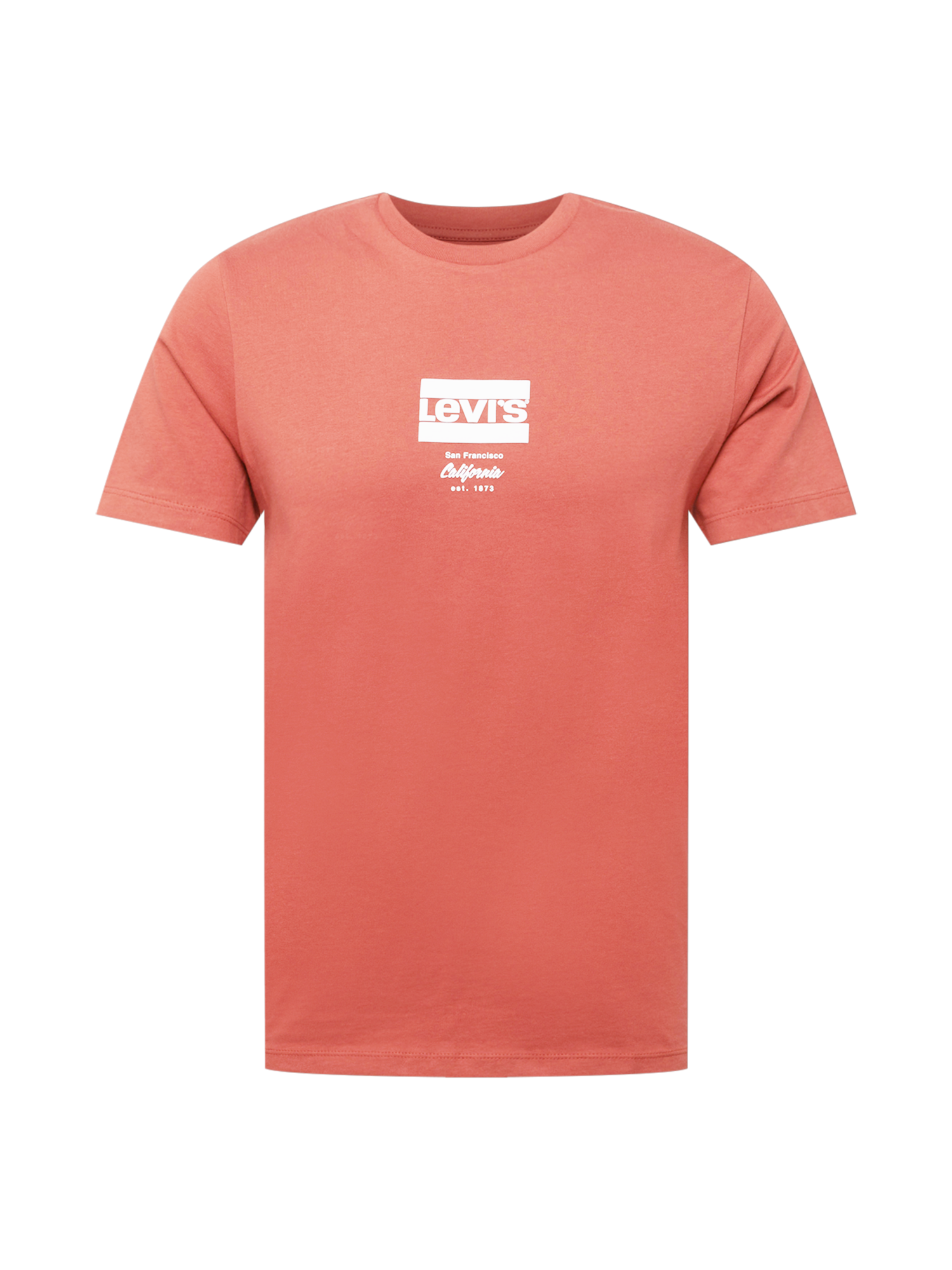 dheM5 Koszulki LEVIS Koszulka w kolorze Rdzawoczerwonym 