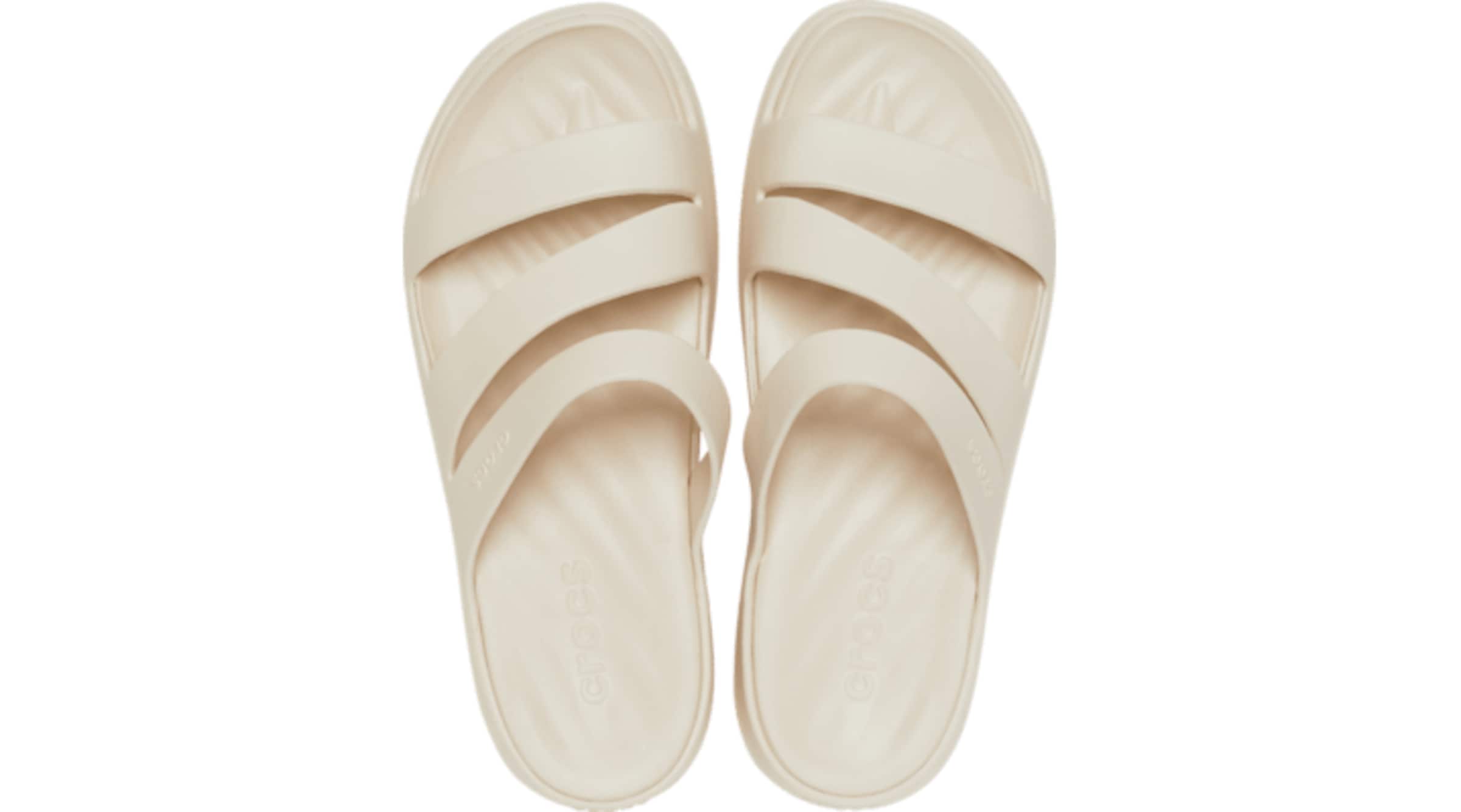 Saboți 'Getaway' de la Crocs pe alb