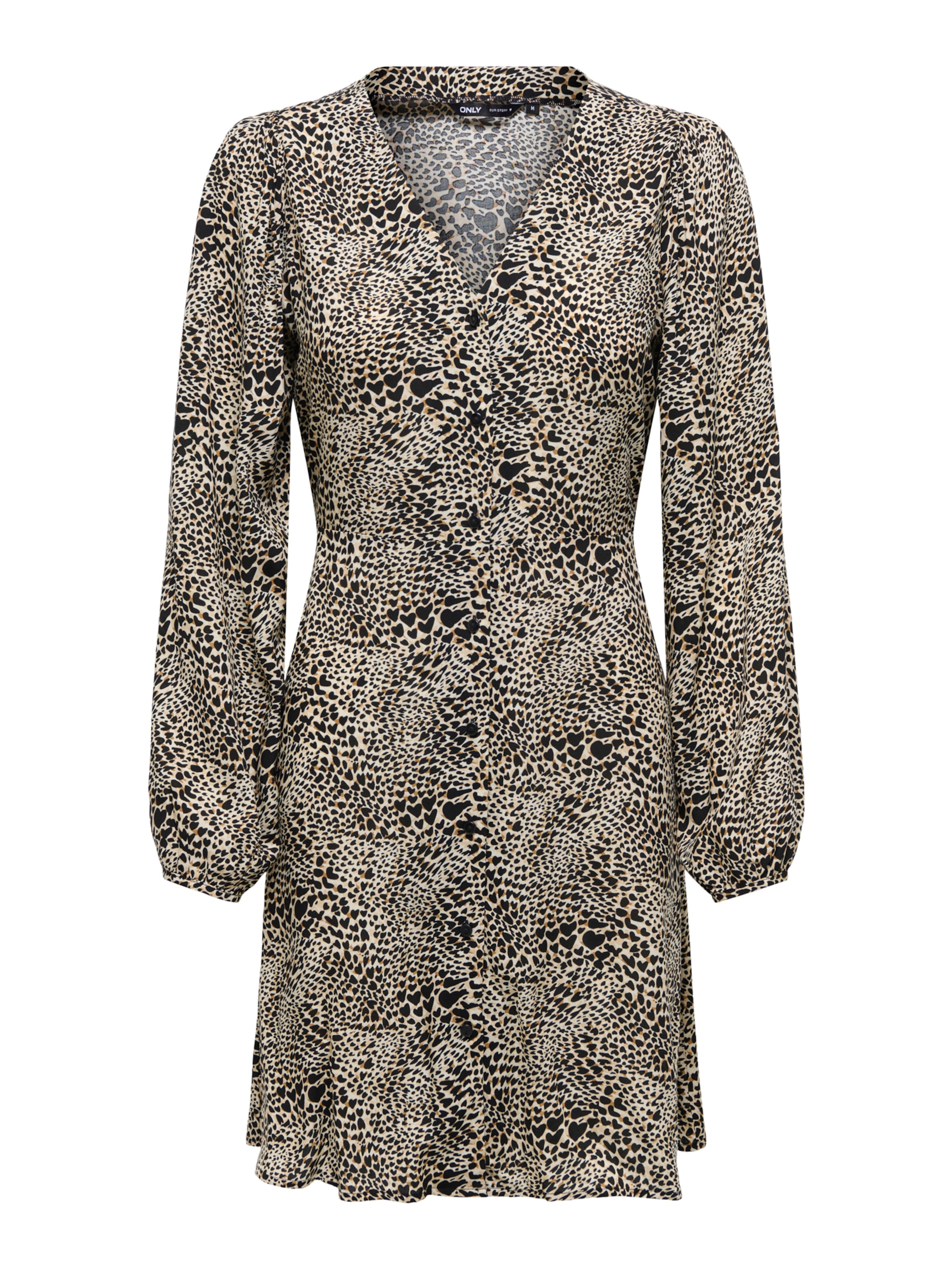 Rochie tip bluză 'ONLEVIDA' ONLY pe gri piatră / negru, Vizualizare produs