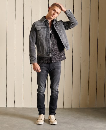 Veste mi-saison 'Highwayman' Superdry en gris