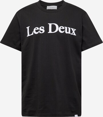 melns Les Deux T-Krekls 'Charles': no priekšpuses
