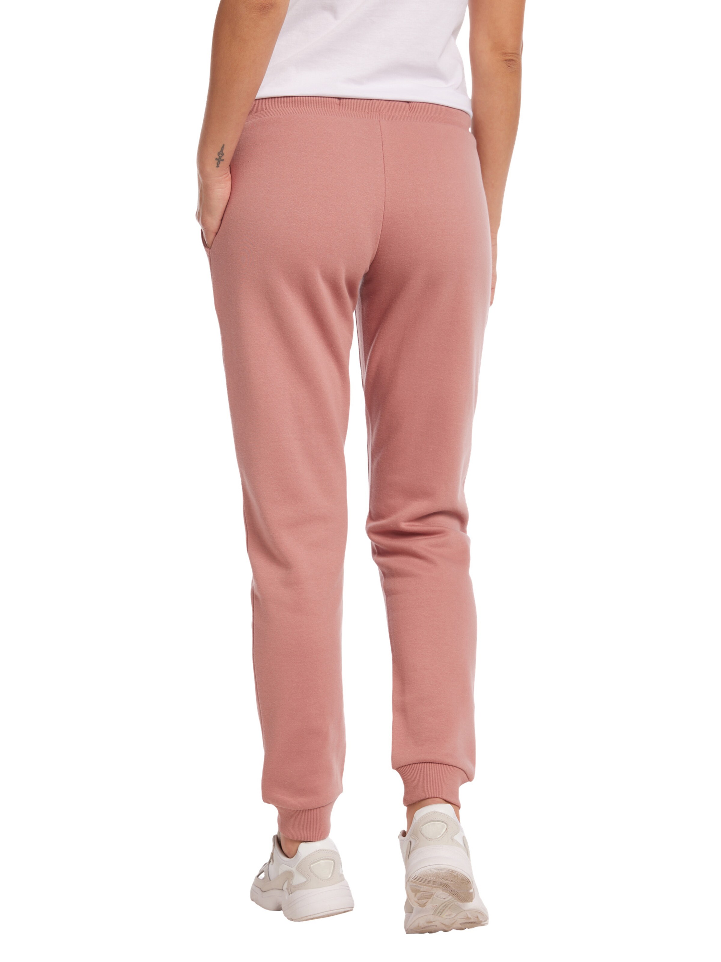 Bruno Banani Tapered Trousers 'Carson' in Pink