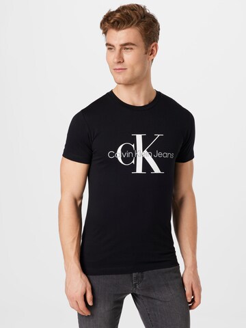 Calvin Klein Jeans T-Shirt in Schwarz: predná strana