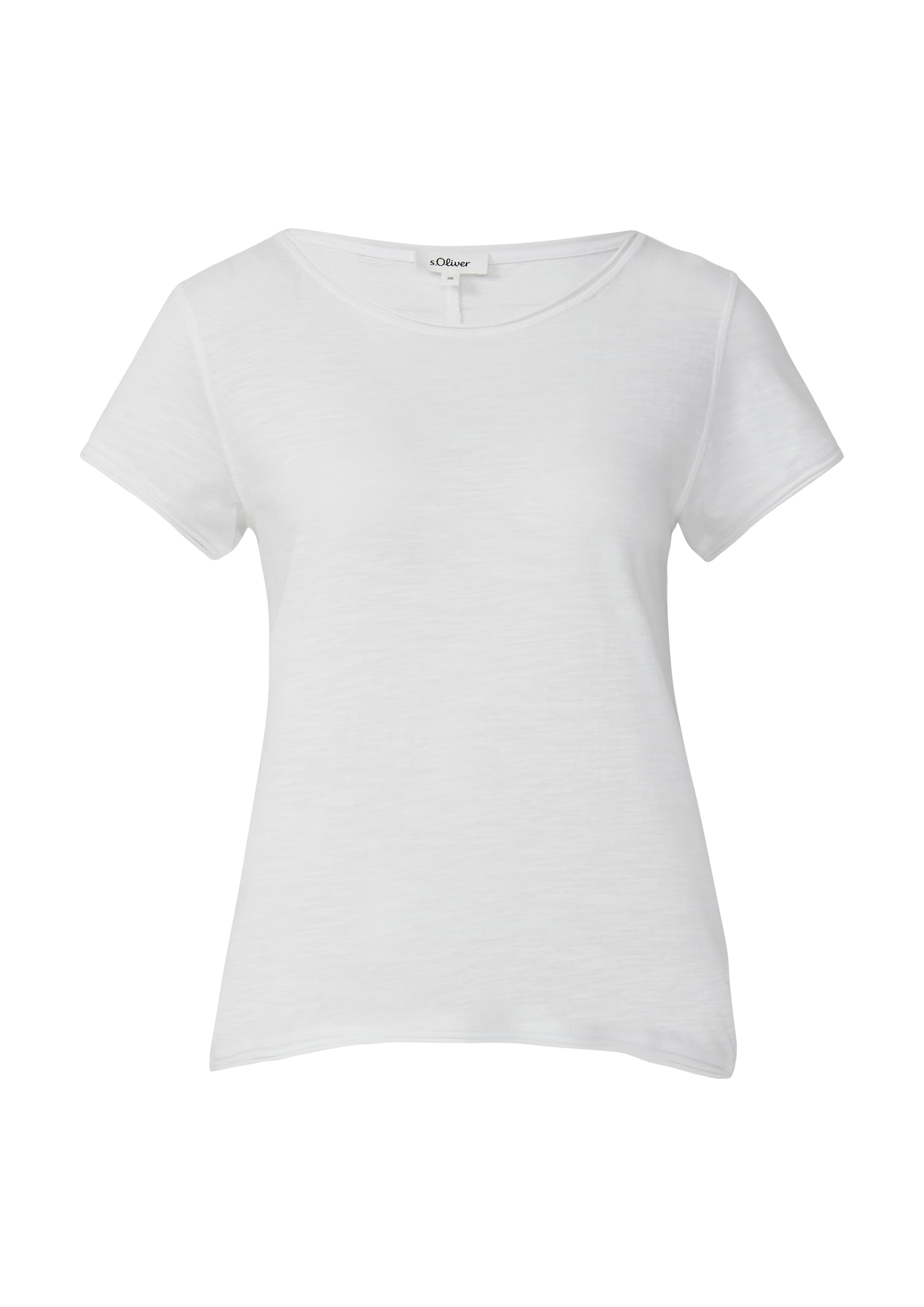 s.Oliver Shirt in Weiß: Vorderseite