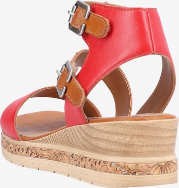 REMONTE Strap Sandals in Red