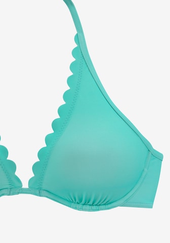 LASCANA - Triángulo Top de bikini en azul
