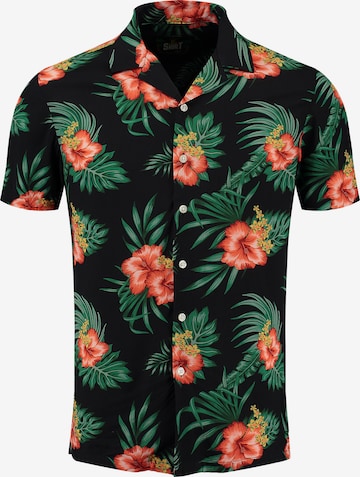 juoda Key Largo Standartinis modelis Marškiniai 'Hula': priekis