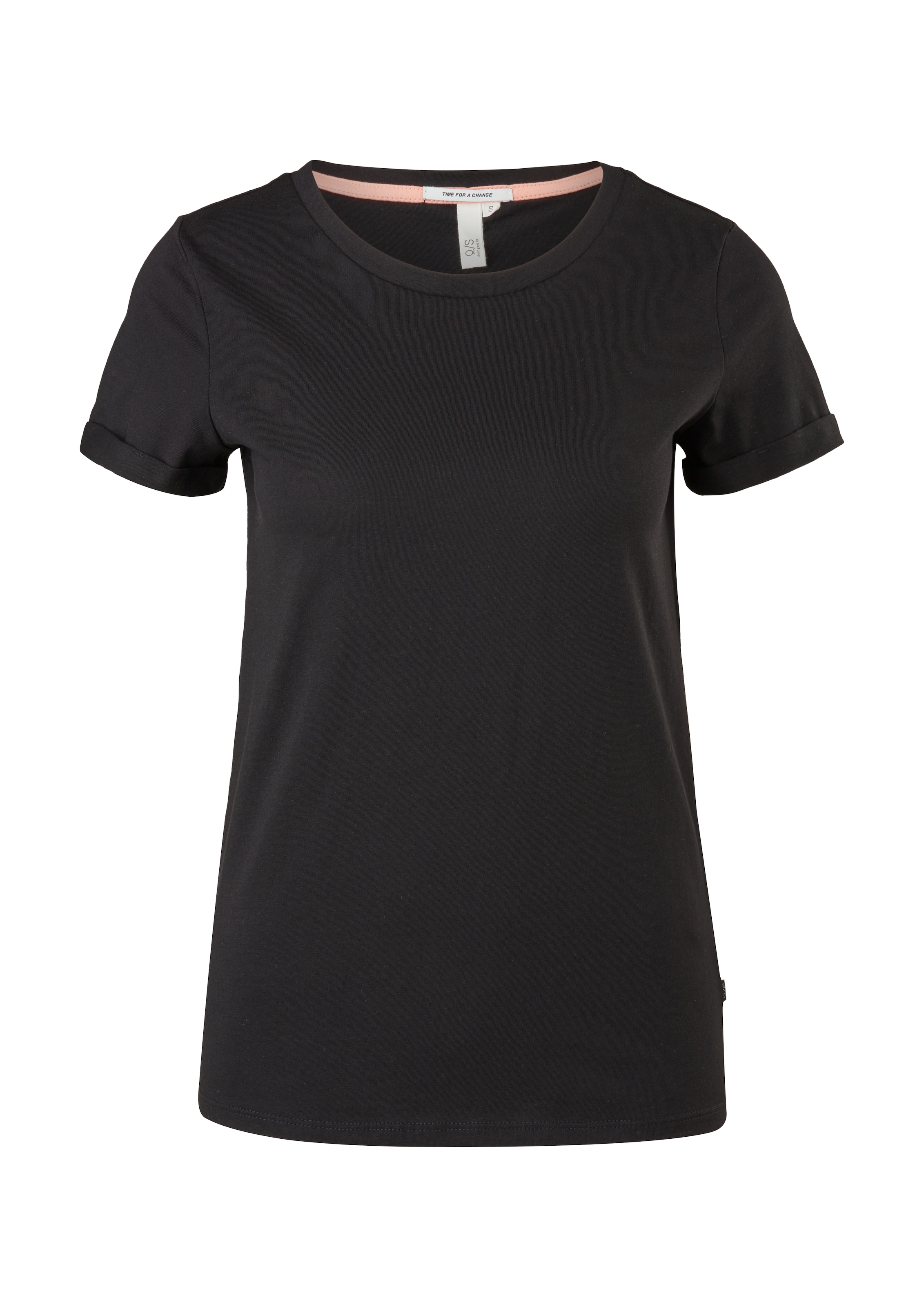 QS Tričko – černá: přední strana