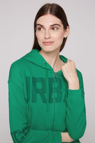 Soccx Zip-Up Hoodie in Green