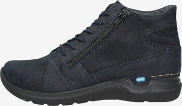 Chaussure à lacets 'Why' Wolky en bleu : devant