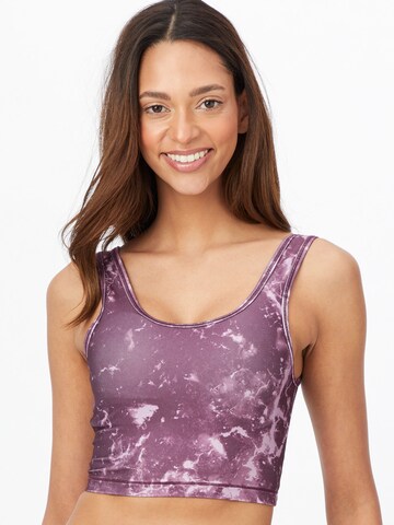 Marika - Soutien Bustier Soutien de desporto 'LAYLA' em roxo: frente