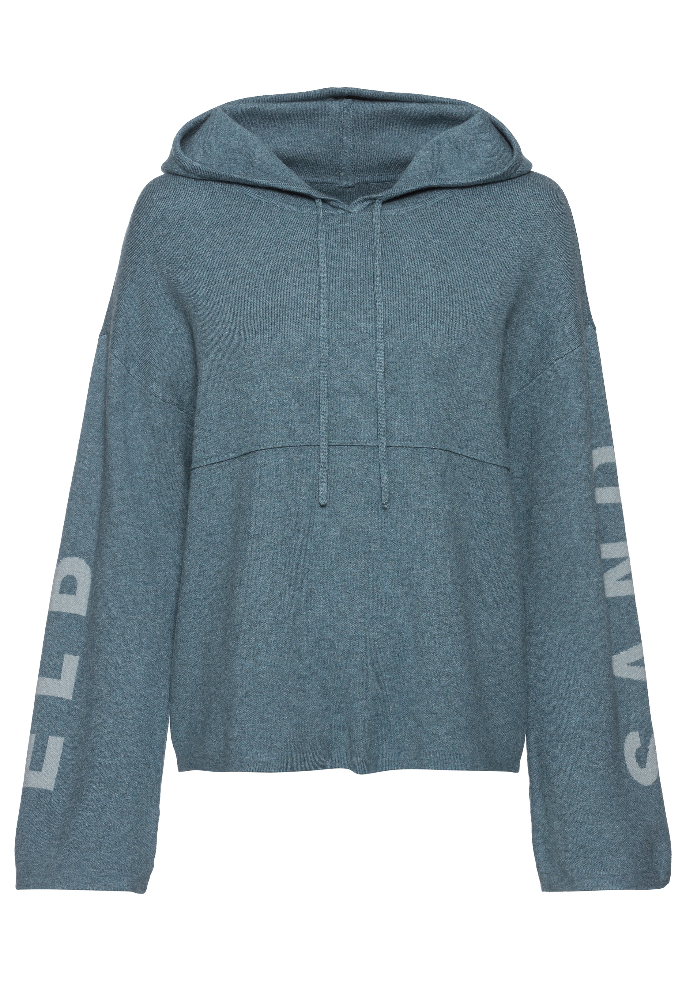 Sweat-shirt Elbsand en bleu : devant
