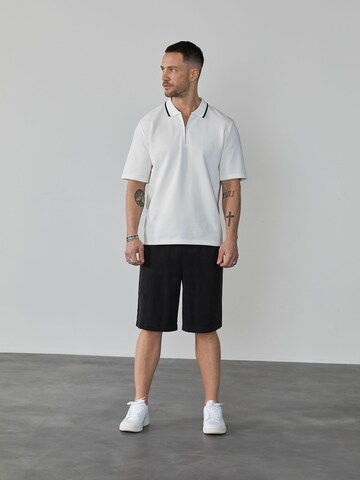 DAN FOX APPAREL Regular Shorts 'Miguel' in Schwarz: predná strana