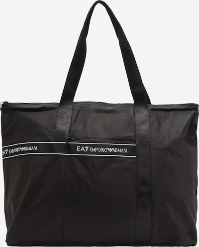 EA7 Emporio Armani "Shopper" tipa soma, krāsa - melns / balts, Preces skats