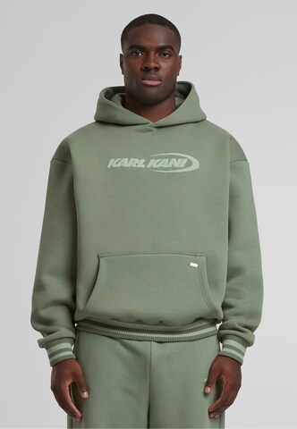 Karl Kani Sweatshirt 'Ellipse' in Green: front