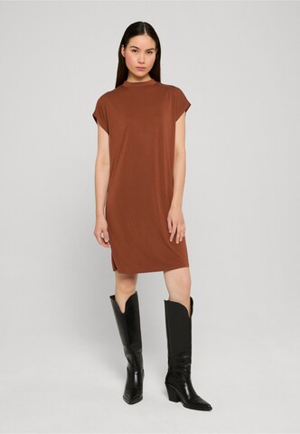 Urban Classics Dress in Brown: front