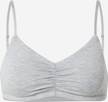 Free People Bralette Bra in Grey: front