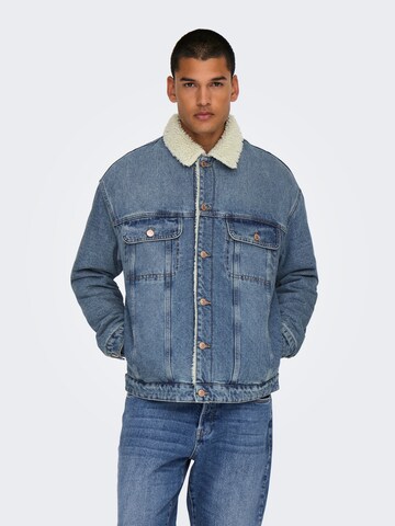 Only & Sons Демисезонная куртка 'ONSWILSON' в Синий