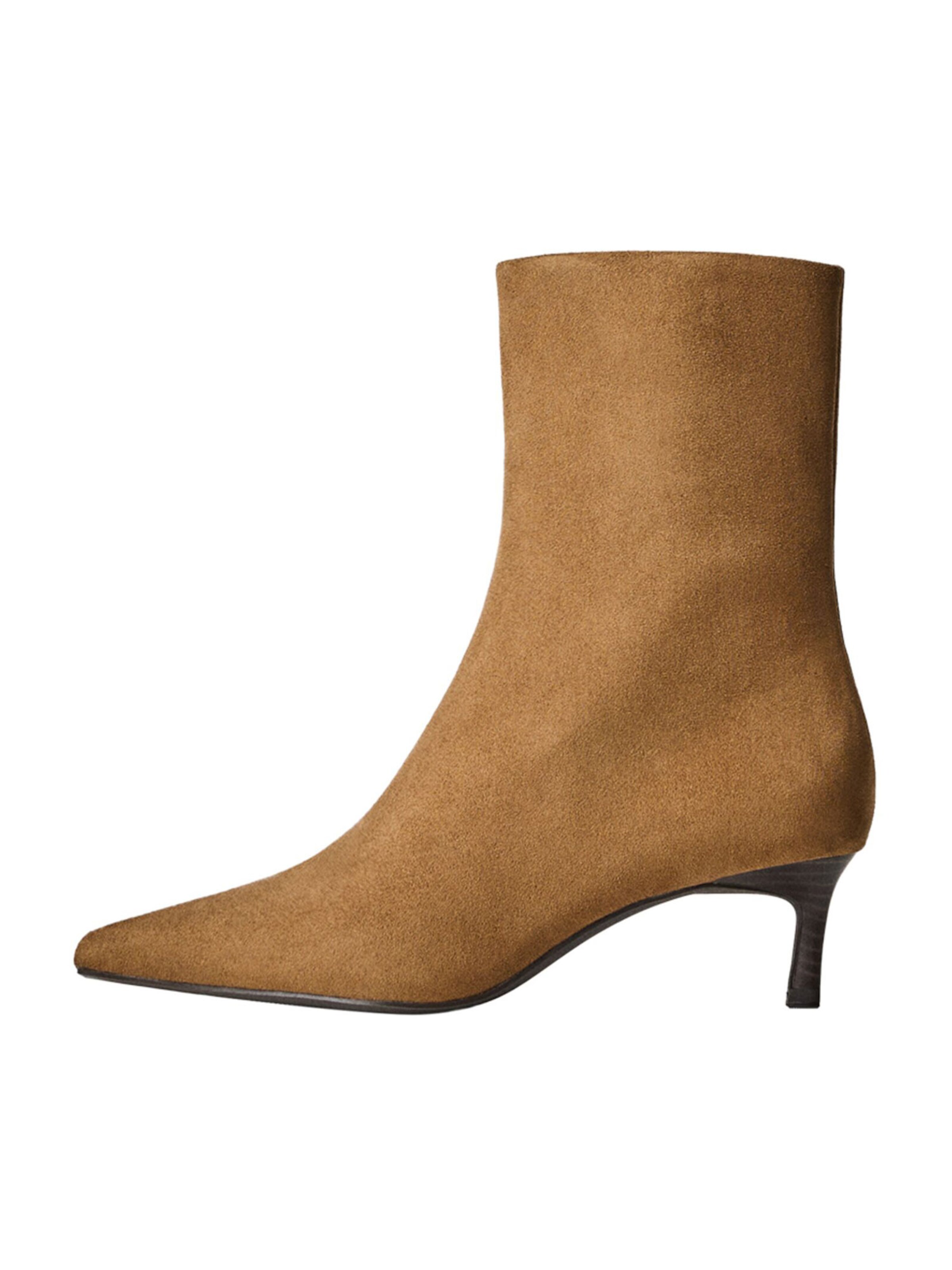 Bershka Къси ботуши в кафяво