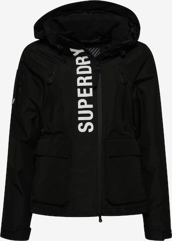 Superdry Snow Kültéri kabátok 'Ultimate Rescue' - fekete