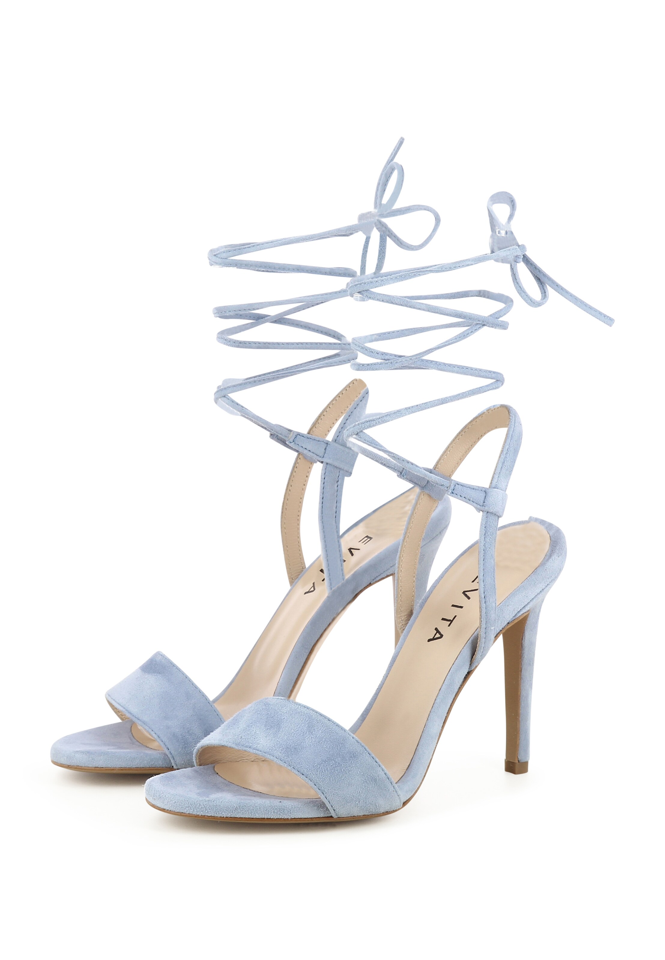 EVITA Sandalen met riem 'EVA' in Blauw