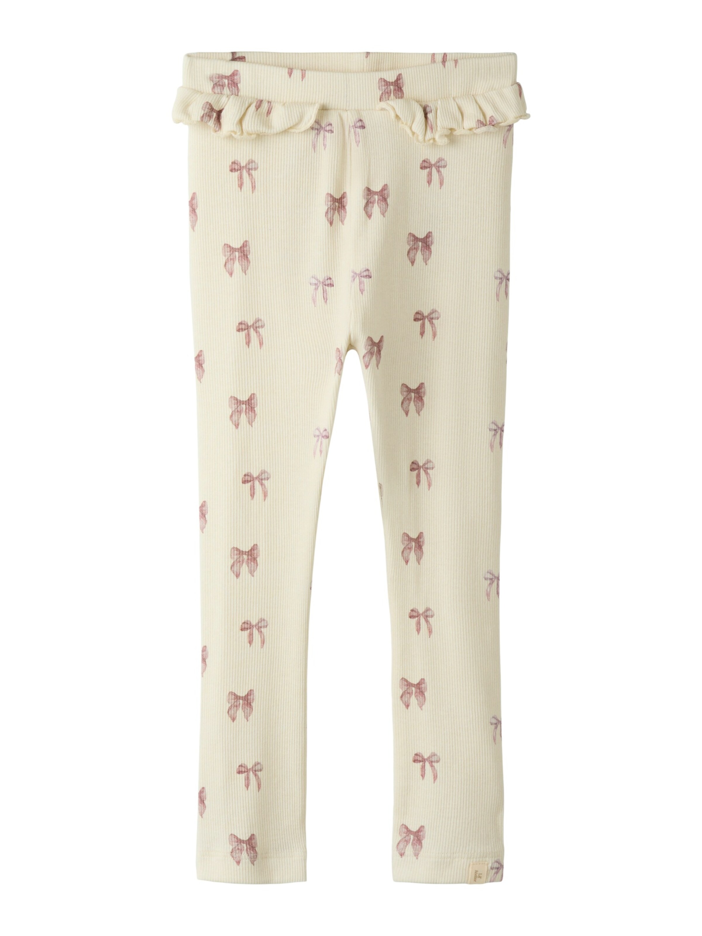 Lil'Atelier Leggings 'NMFGAVO' in Beige: Vorderseite