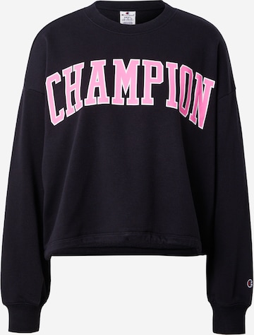 Champion Authentic Athletic Apparel Μπλούζα φούτερ σε μαύρο: μπροστά