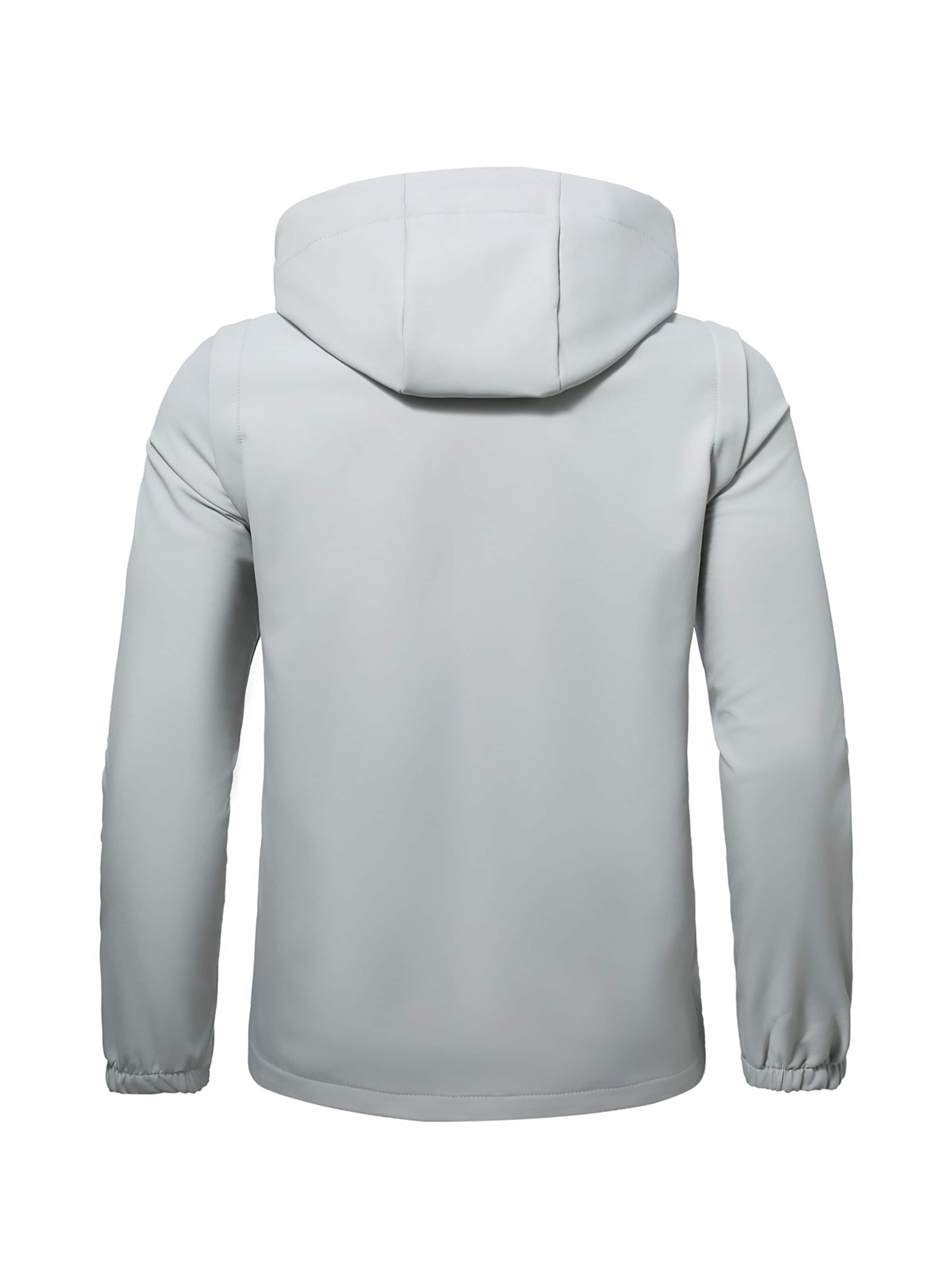 YOUTHUP Winter Jacket 'ABNEHMBAR' in Grey