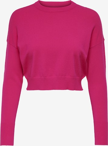 Pull-over ONLY en rose : devant