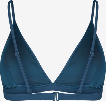 Skiny Triangel Bikinitop in Blau