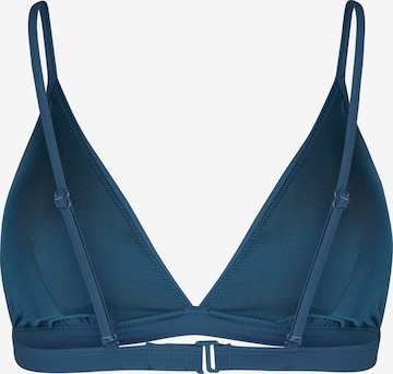 Skiny - Triangular Top de biquíni em azul