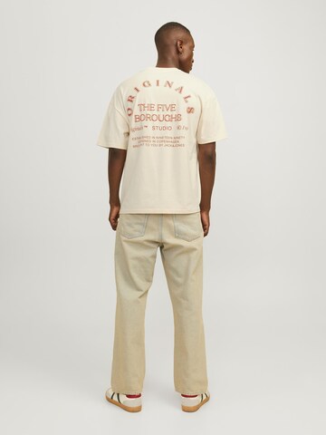 T-Shirt JACK & JONES en beige