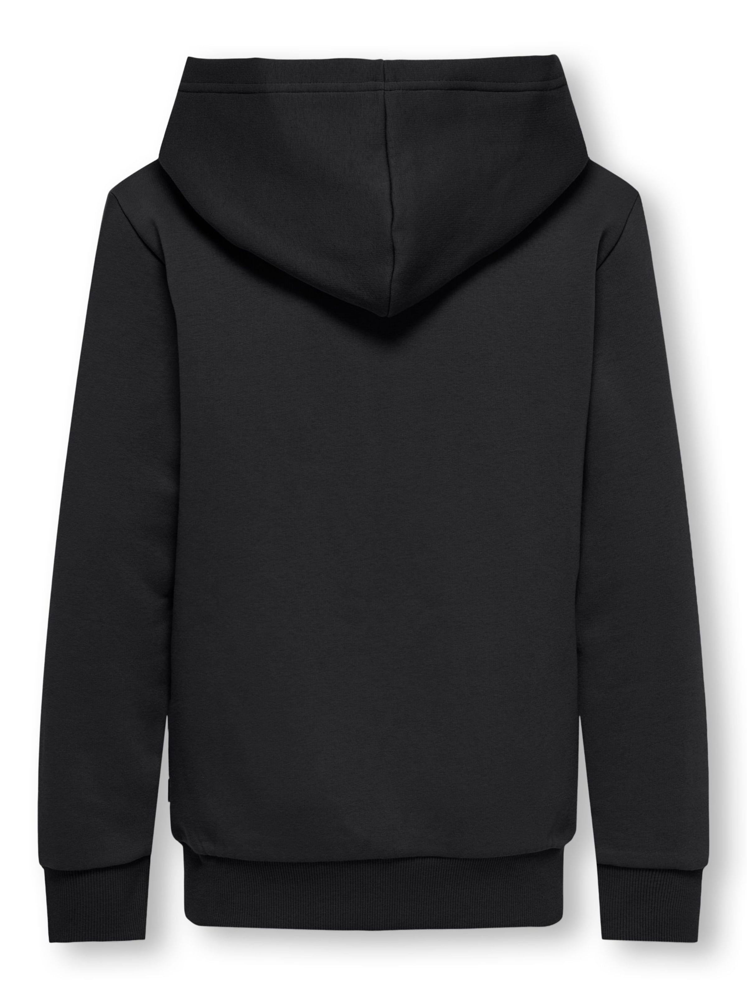 Only & Sons Junior Zip-Up Hoodie 'CERES' in Black