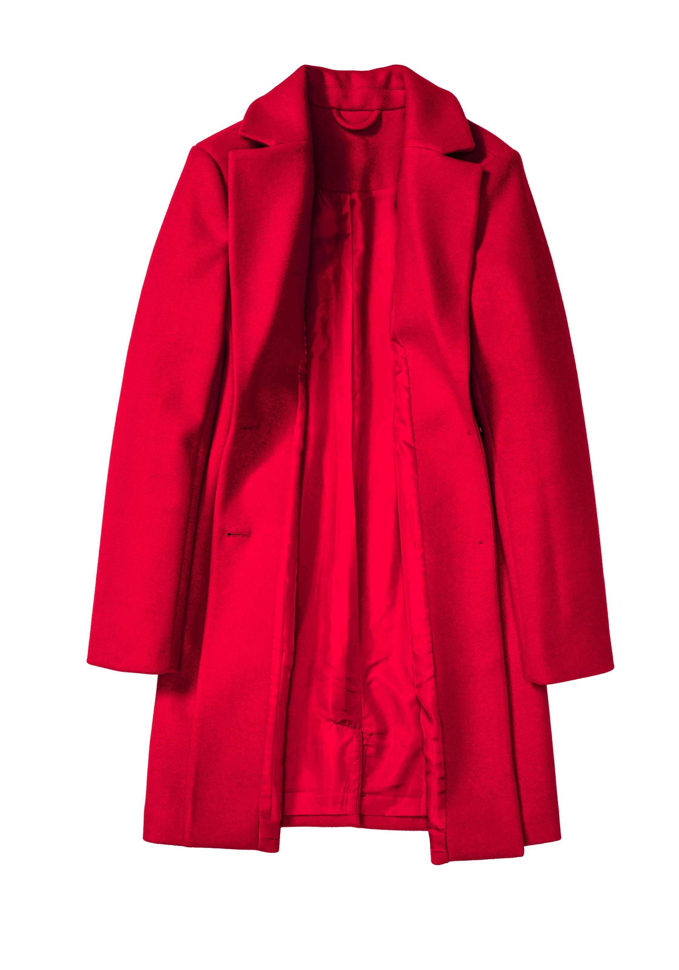 LAURA SCOTT Between-Seasons Coat in Red