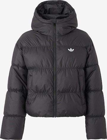 juoda ADIDAS ORIGINALS Žieminė striukė: priekis