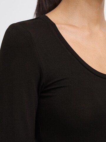 T-shirt ' IHZOLA PLAIN LS ' ICHI en noir