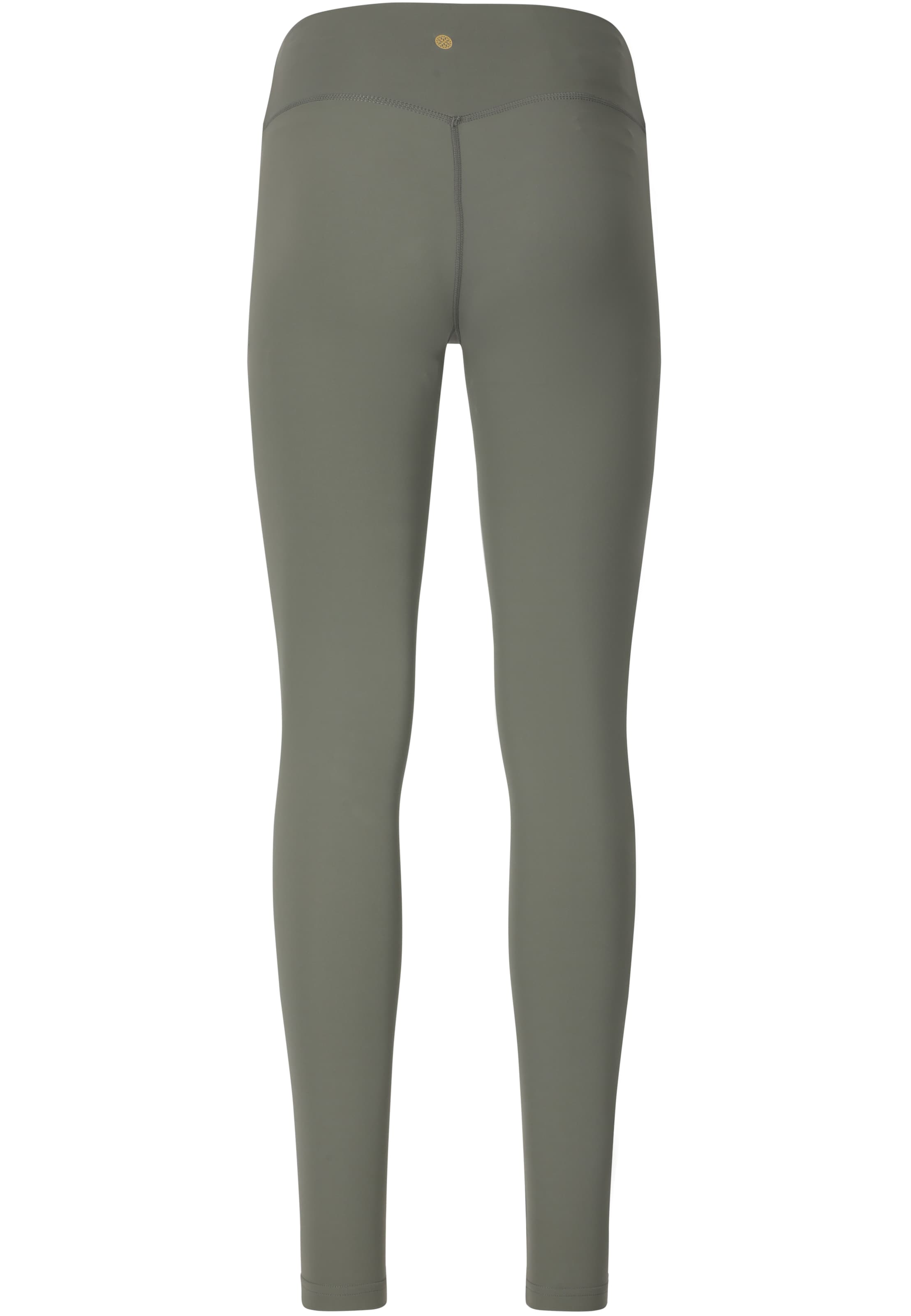 Athlecia Skinny Workout Pants 'Luxe' in Brown